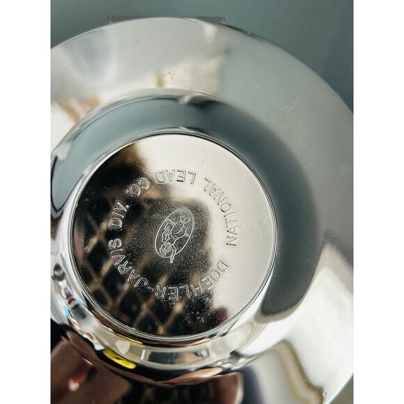 Vintage Doehler-Jarvis (2) Plate Division National Lead Chromeware Plates NIB - Picture 4 of 12